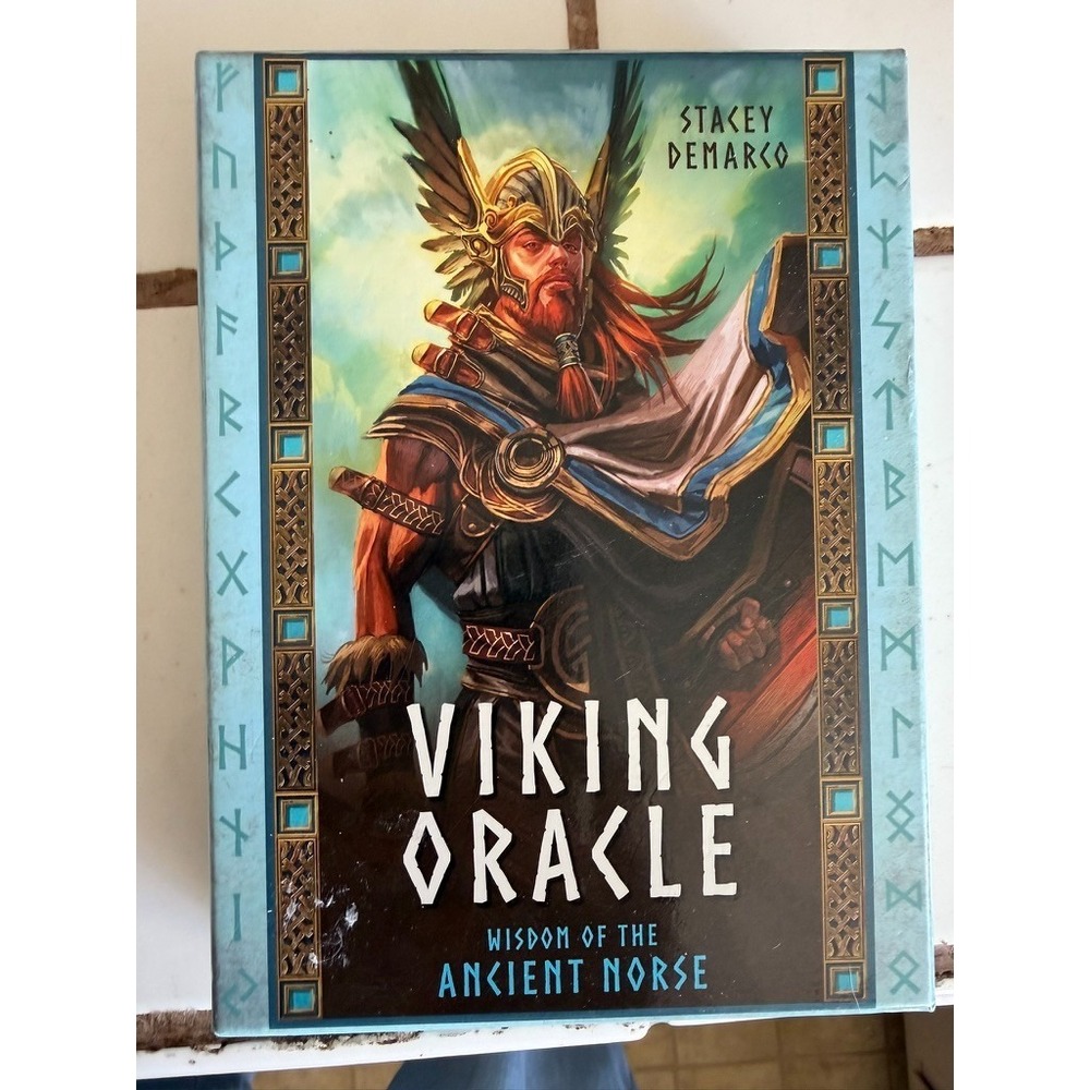 Viking Oracle Wisdom‎ Ancient Norse Stacey Demarco 45 Deck Cards & Guidebook Set